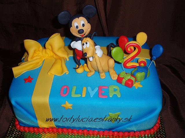 Mickey a Pluto - darček